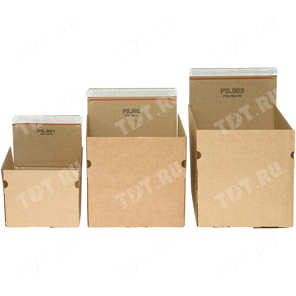 Почтовый короб PS.503 с клеевым клапаном, 210*180*130 мм, Т-23 В
