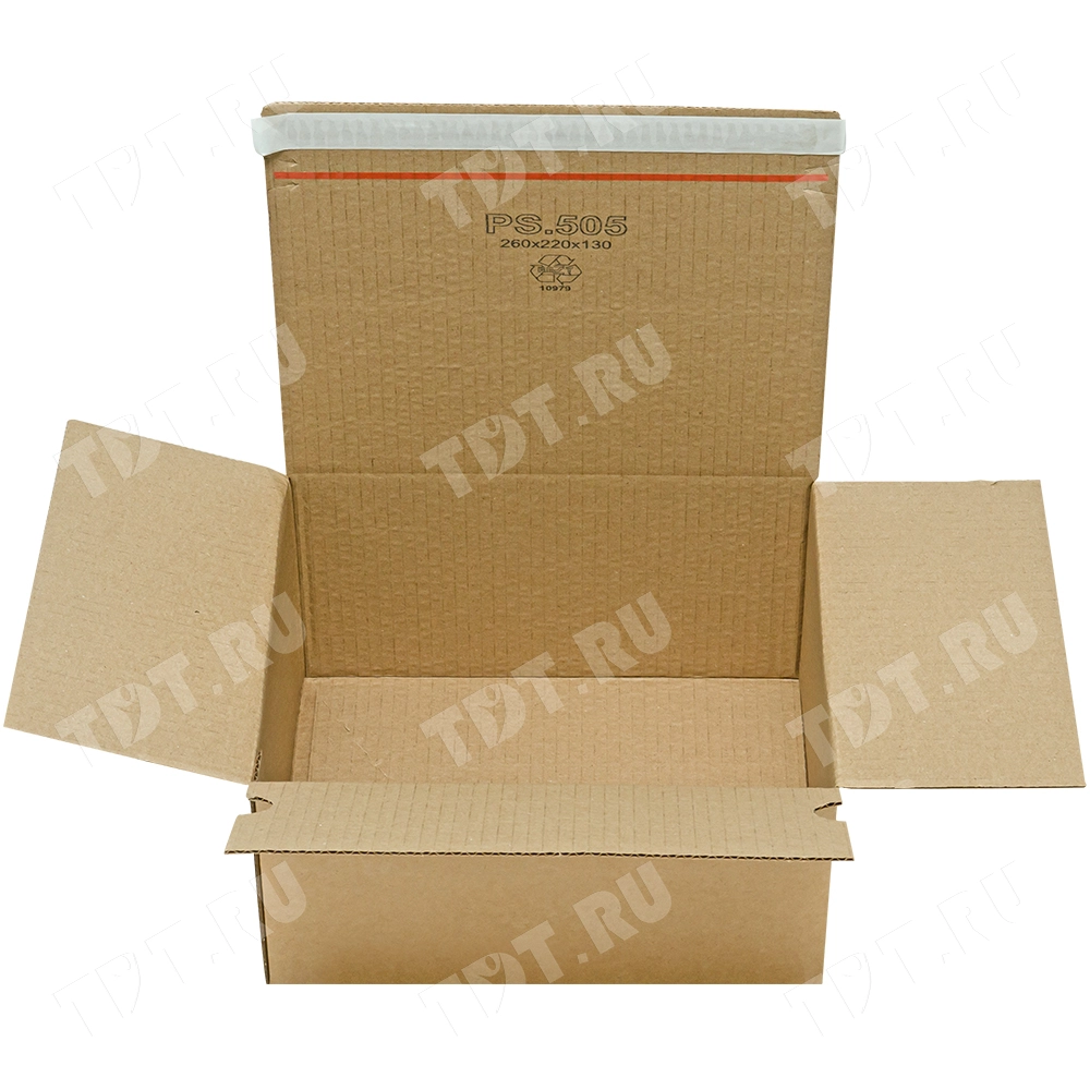 Почтовый короб PS.505 с клеевым клапаном, 260*220*130 мм, Т-23 В