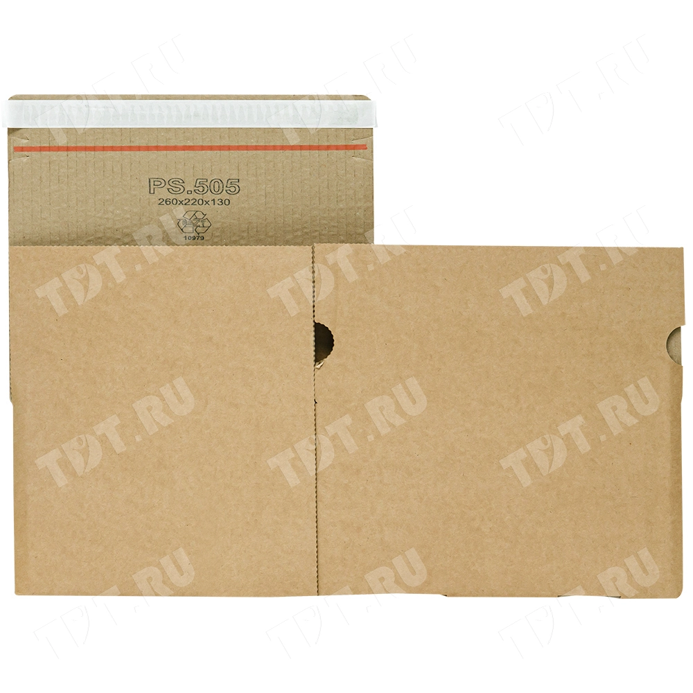 Почтовый короб PS.505 с клеевым клапаном, 260*220*130 мм, Т-23 В