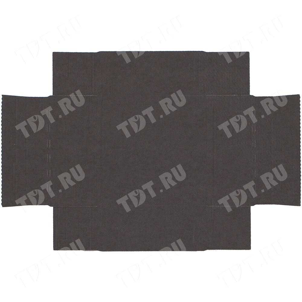 Коробка крышка-дно «Кубик», чёрная, 100*100*100 мм