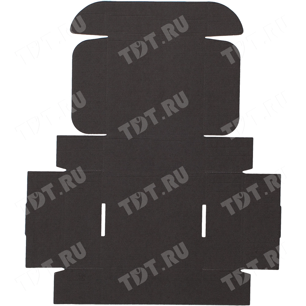 Короб КС-521 МГФ, чёрный, 150*150*55 мм