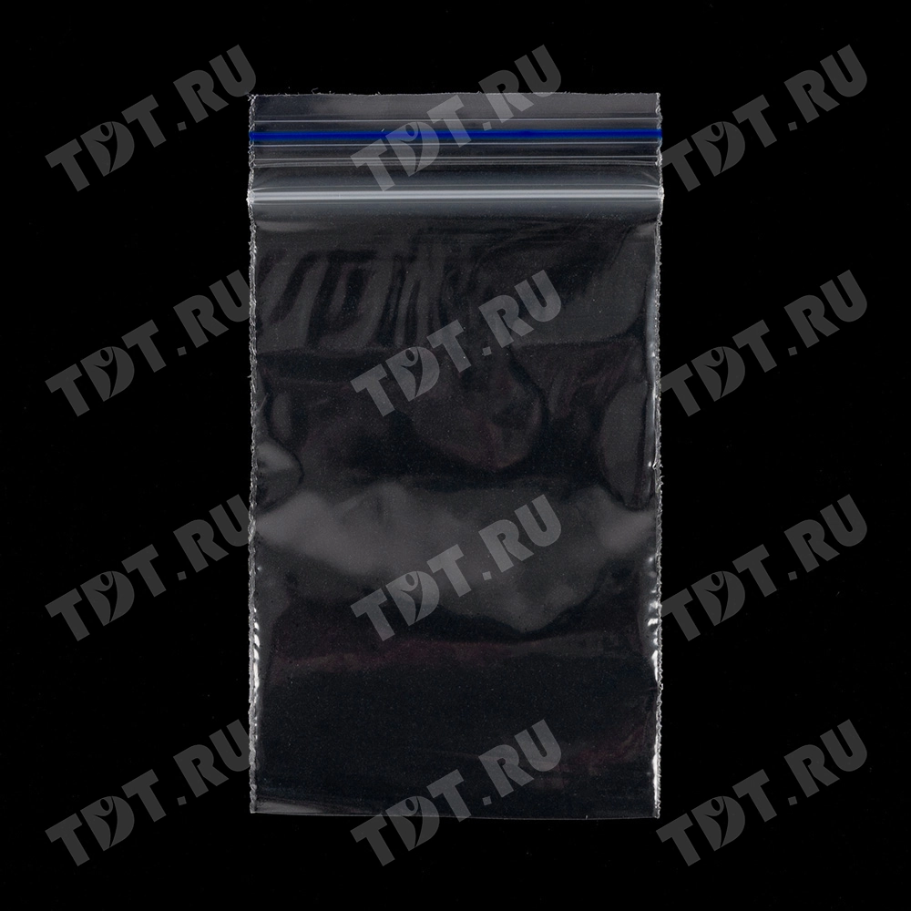 Пакет Zip Lock, прозрачный, 50*70 мм, 31-32 мкм, 100 шт.