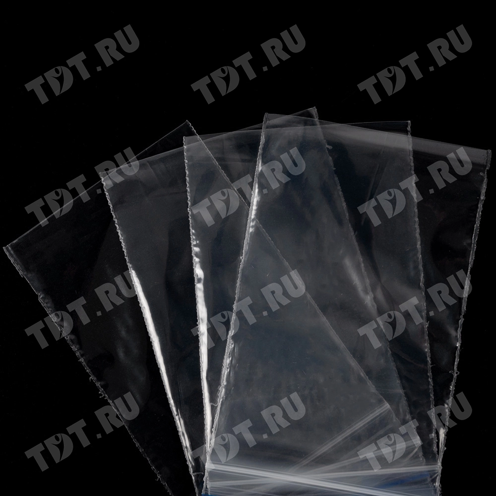 Пакет Zip Lock, прозрачный, 50*70 мм, 31-32 мкм, 100 шт.