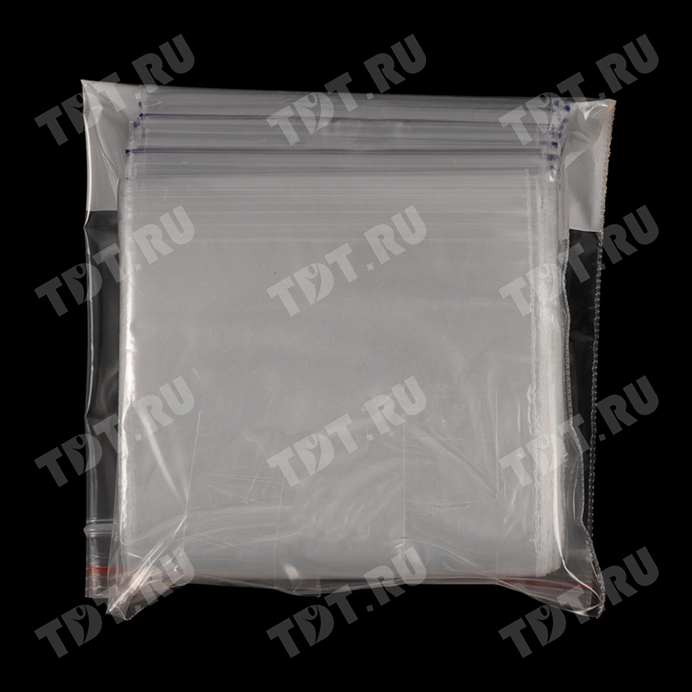 Пакет Zip Lock, прозрачный, 80*120 мм, 35-36 мкм, 100 шт.
