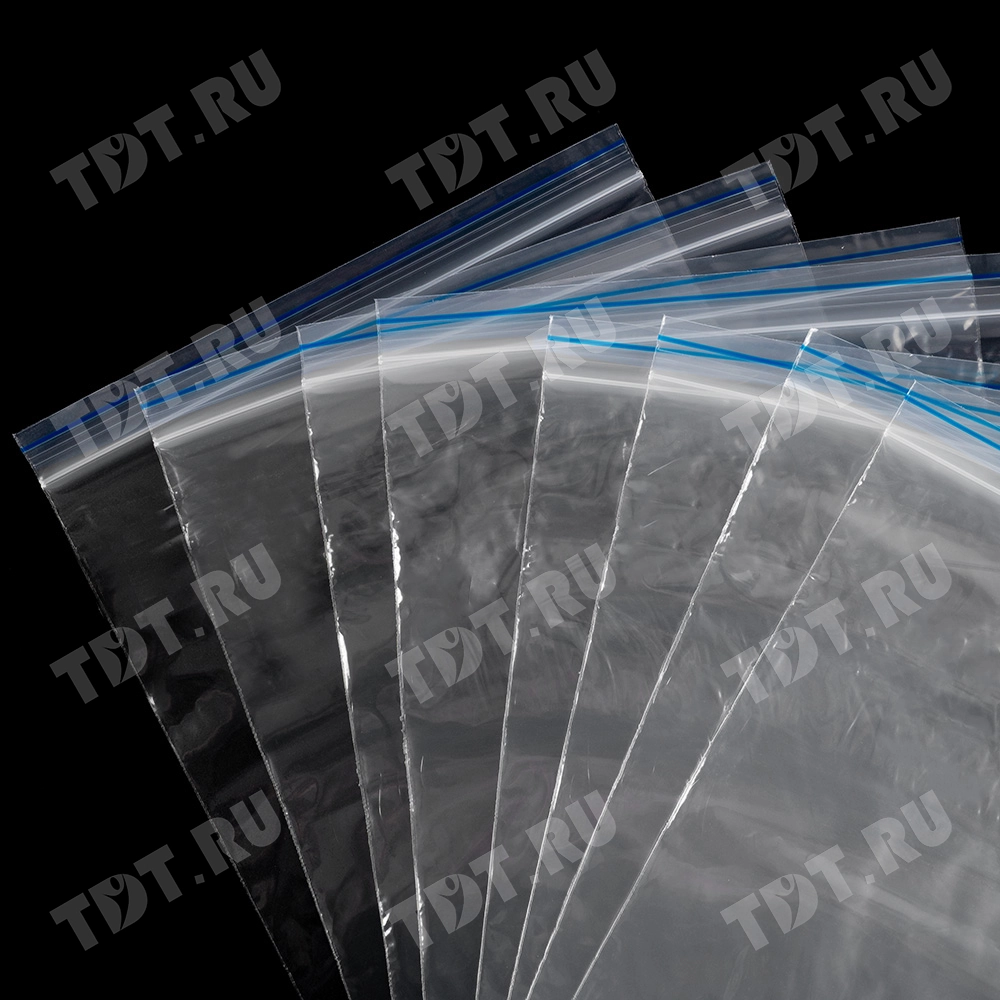 Пакет Zip Lock, прозрачный, 150*200 мм, 35-36 мкм, 100 шт.