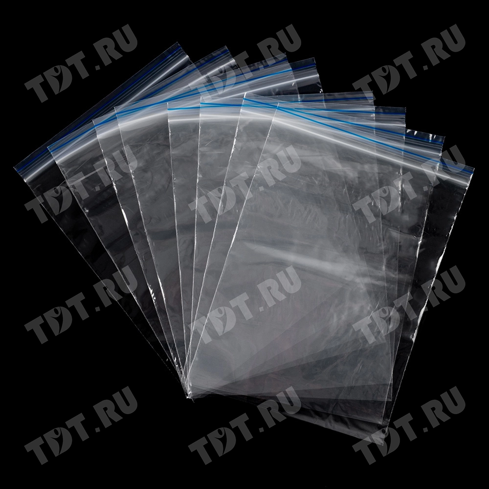 Пакет Zip Lock, прозрачный, 150*200 мм, 35-36 мкм, 100 шт.