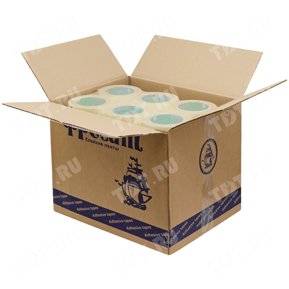 Клейкая лента прозрачная Фрегат, 48мм*132м*43мкм