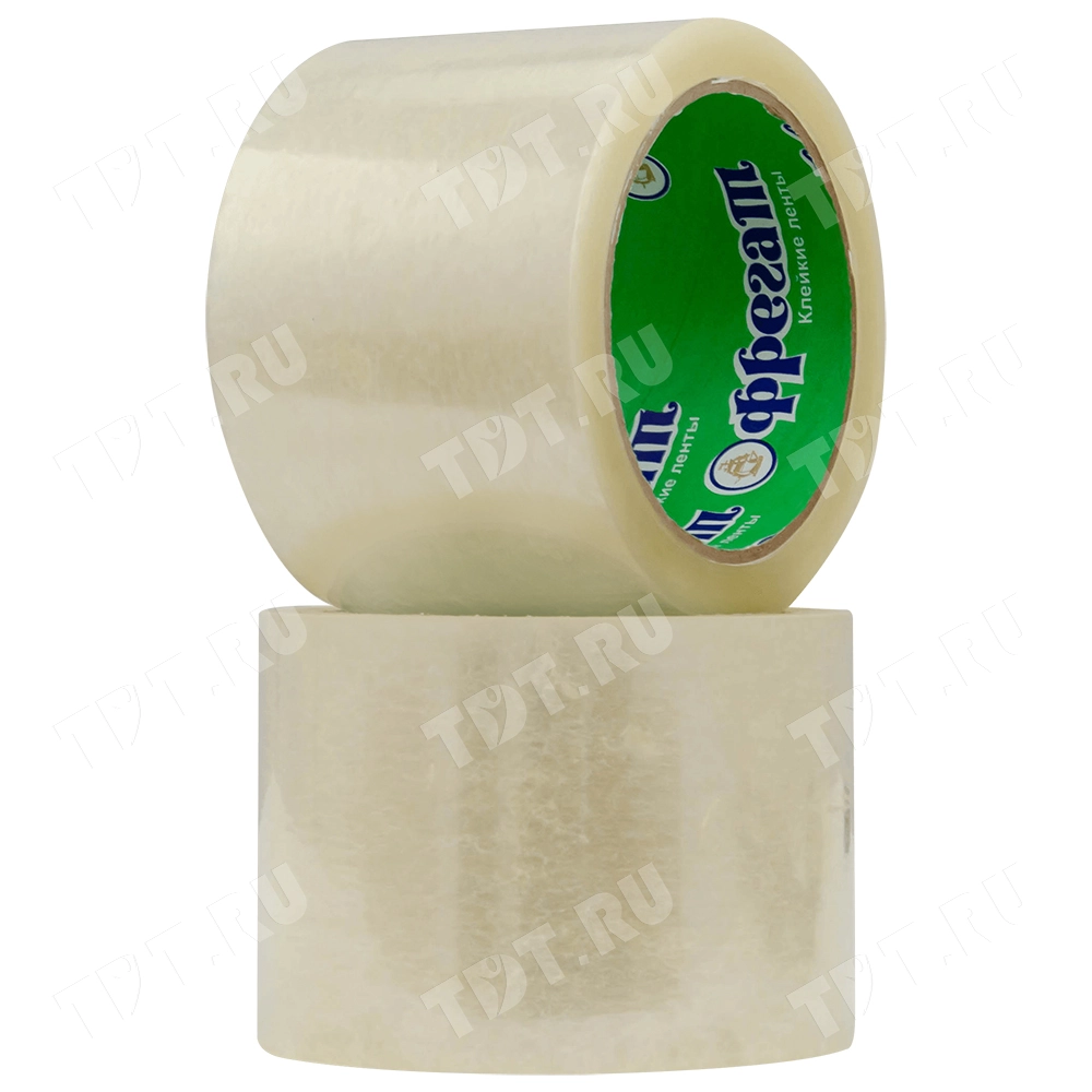 Клейкая лента прозрачная Фрегат, 72мм*66м*43мкм