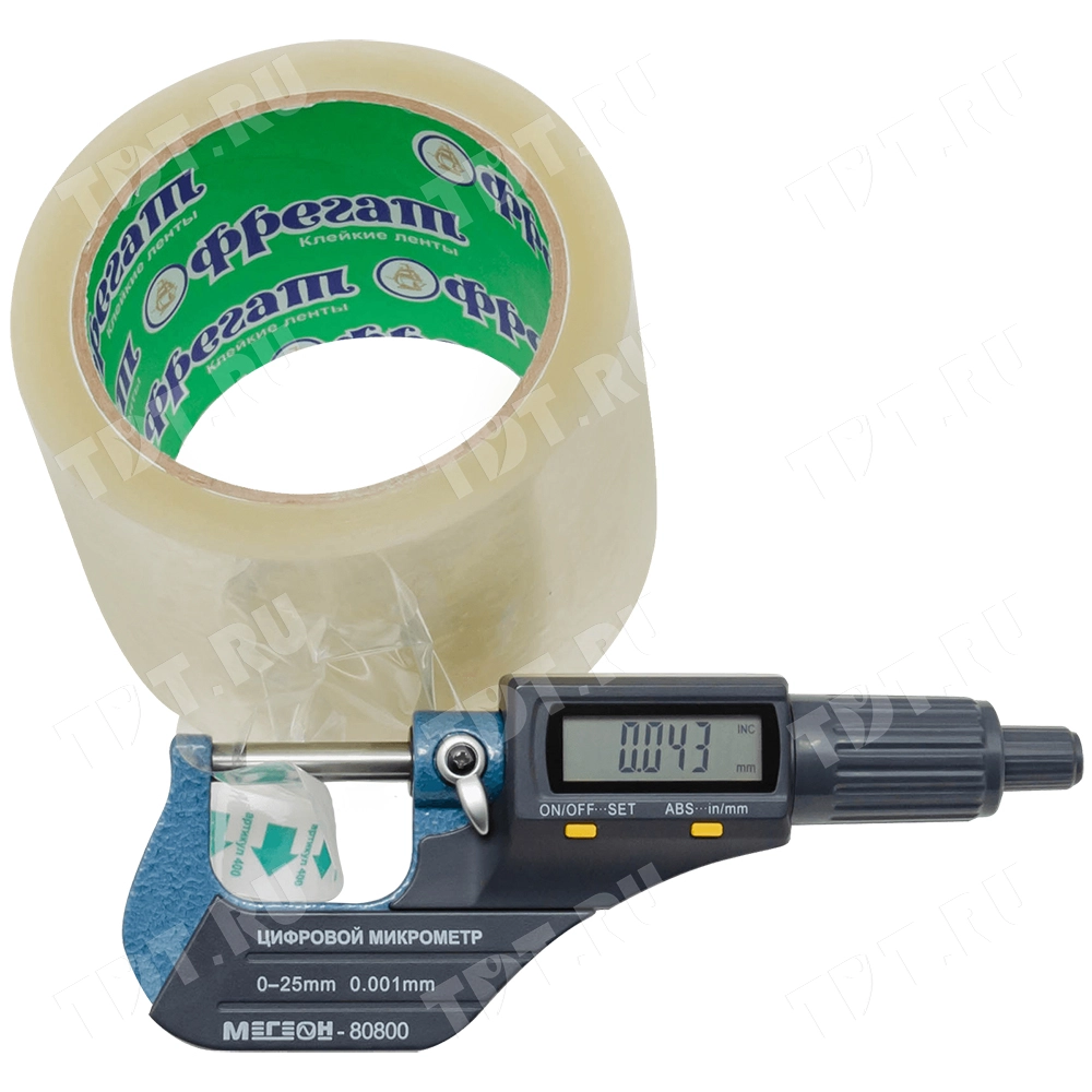 Клейкая лента прозрачная Фрегат, 72мм*66м*43мкм