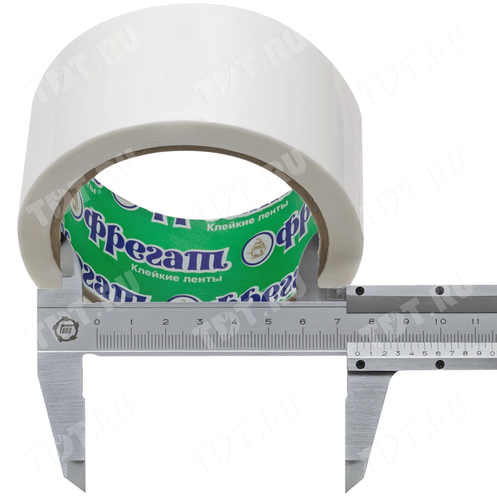 Клейкая лента белая Фрегат, 48мм*66м*43мкм