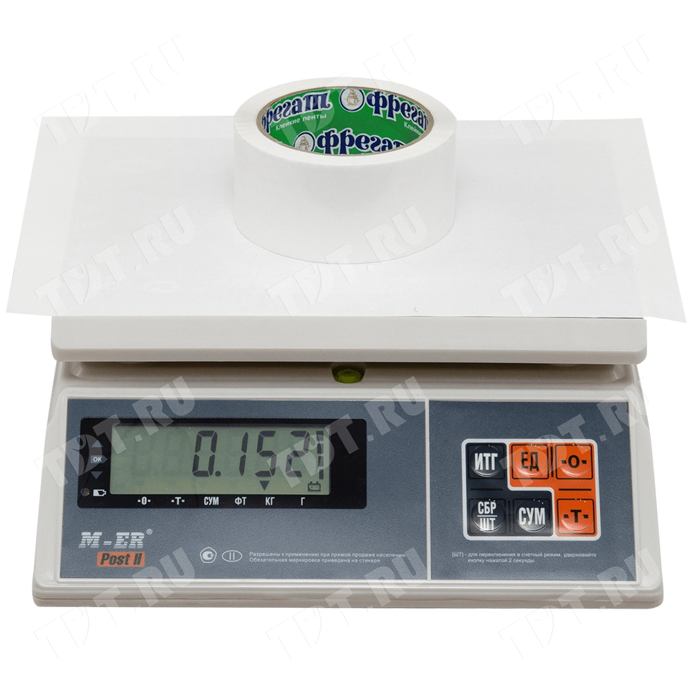 Клейкая лента белая Фрегат, 48мм*66м*43мкм