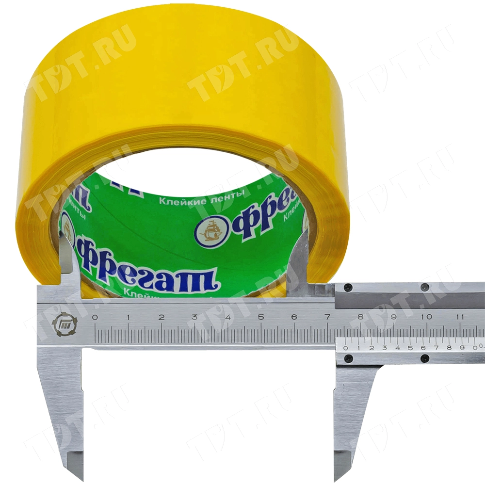 Клейкая лента желтая Фрегат, 48мм*66м*43мкм