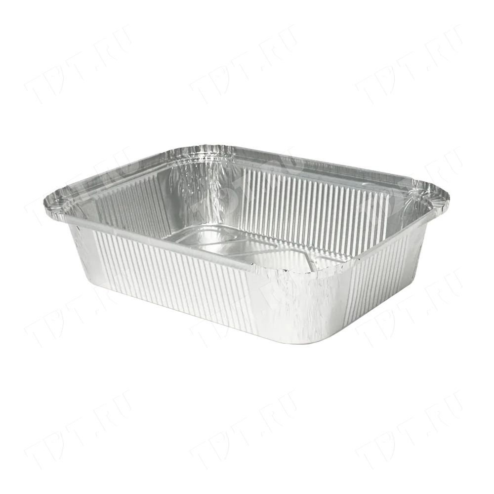 Алюминиевые формы для запекания мяса, рыбы, овощей, 1000 мл, 2 шт.