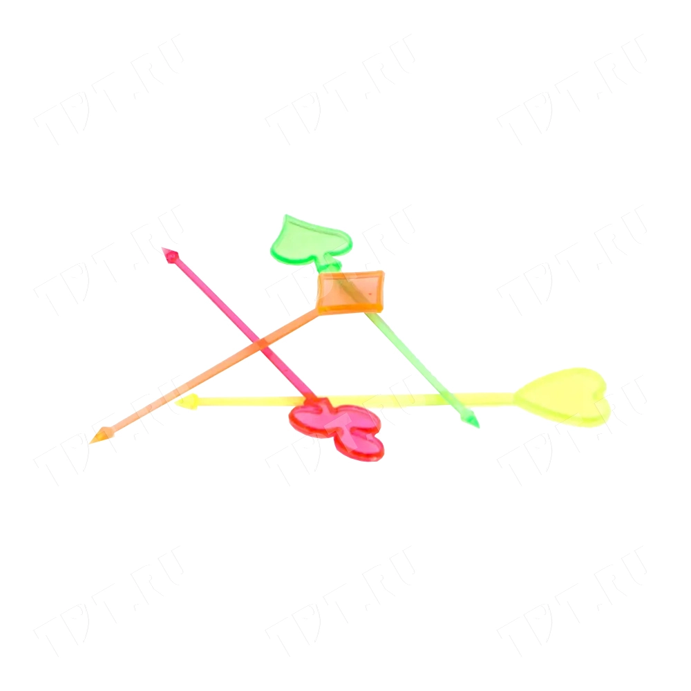 Декоративные пластиковые пики «Карты», 90 мм, 400 шт.