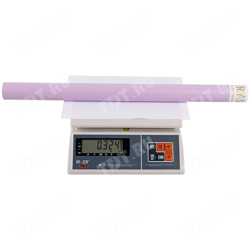 Пленка матовая «Надписи на кайме», сиреневая, 10*0.58 м