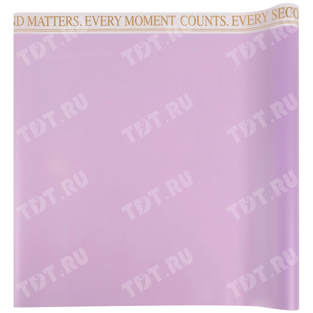 Пленка матовая «Надписи на кайме», сиреневая, 10*0.58 м