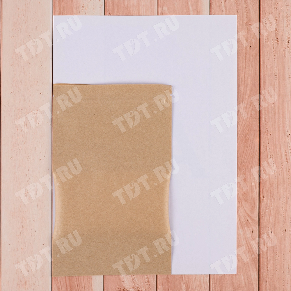 Крафт дой-пак с zip lock, прямоугольное окно 7 см, 13.5*4*22.5 см, 50 шт.