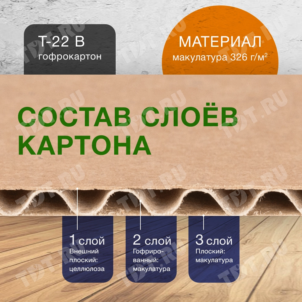 Короб №10-МК «Бизнес», 600*400*400 мм, Т-22 В, 326 г/м², исполнение БП
