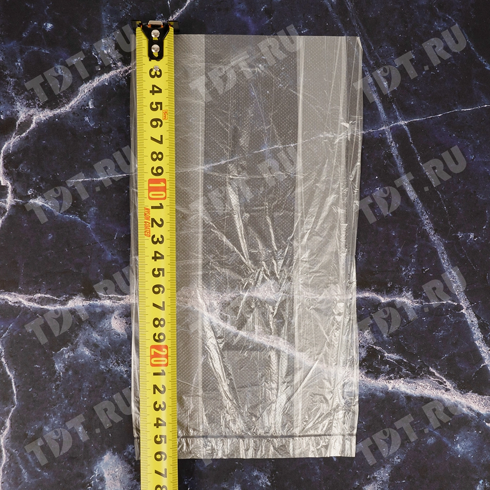 Пакеты фасовочные ПНД в пластах, желтая упаковка, А8, 14+8*26см, 8 мкм