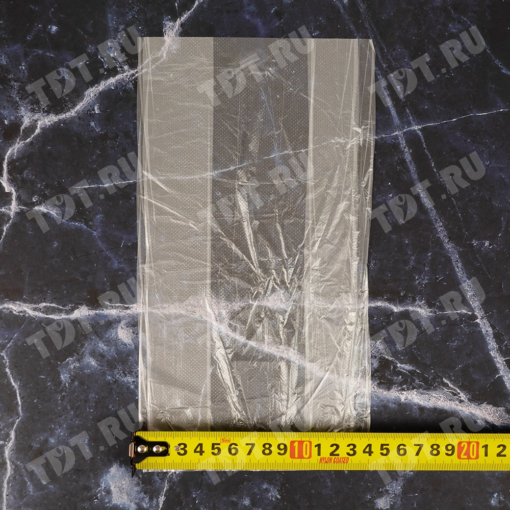 Пакеты фасовочные ПНД в пластах, желтая упаковка, А8, 14+8*26см, 8 мкм