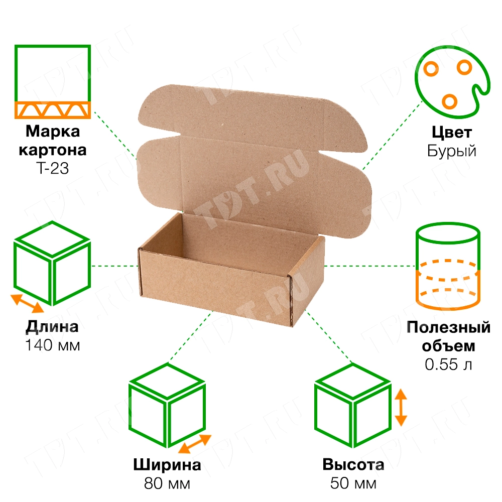 Короб КС-636 МГК, 140*80*50 мм
