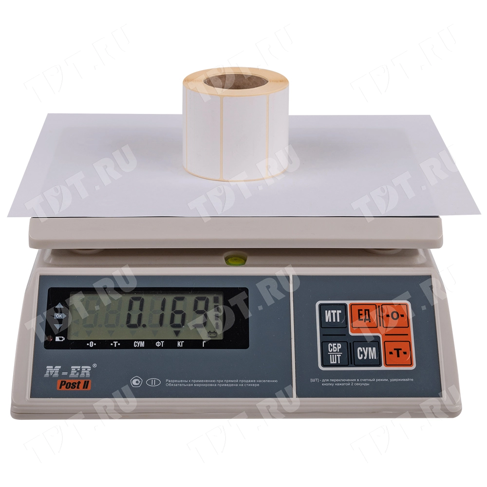 Термоэтикетки самоклеящиеся ЭКО 58*30 мм, втулка 40 мм, 700 шт./рол.