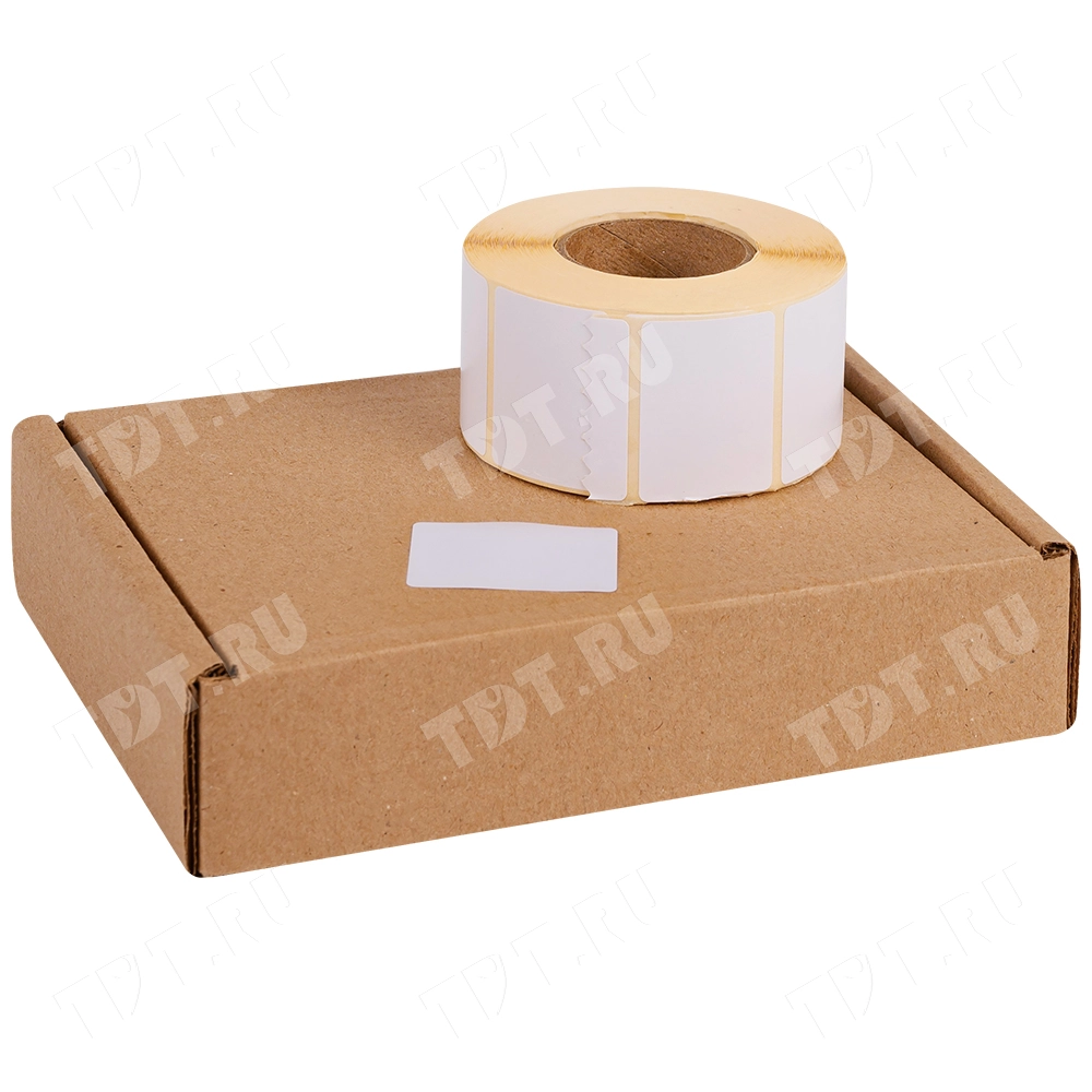 Термотрансферные этикетки ПЛГ 40*30 мм, втулка 40 мм, 1000 шт./рол.