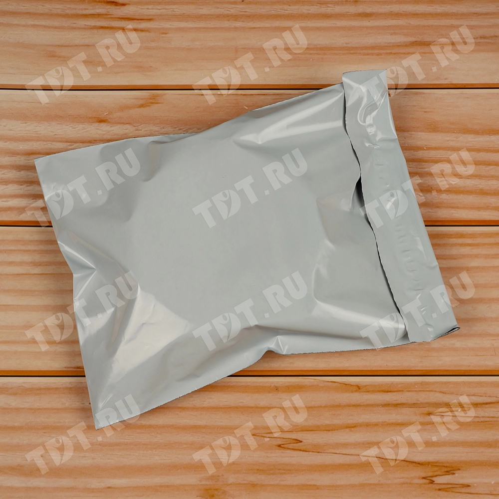 Курьер-пакет белый без печати, без кармана, 240*320+40 мм, 50 мкм, 1 шт.