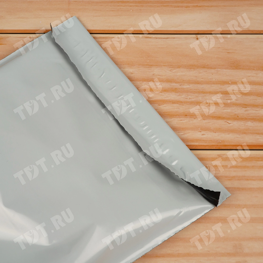 Курьер-пакет белый без печати, без кармана, 165*240+40 мм, 50 мкм, 1 шт.