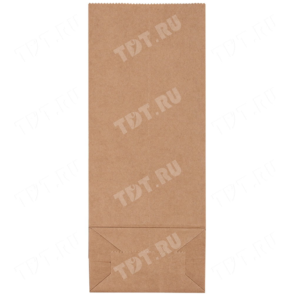 Крафт пакет без ручек, 70 г/м², 15*9.5*30 см