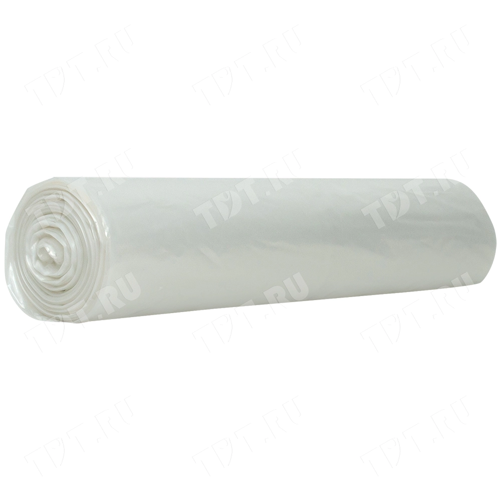 Полиэтиленовые пакеты ПСД 870 литров (прозрачные), 125*190 см, 50 мкм, 10 шт./рулон