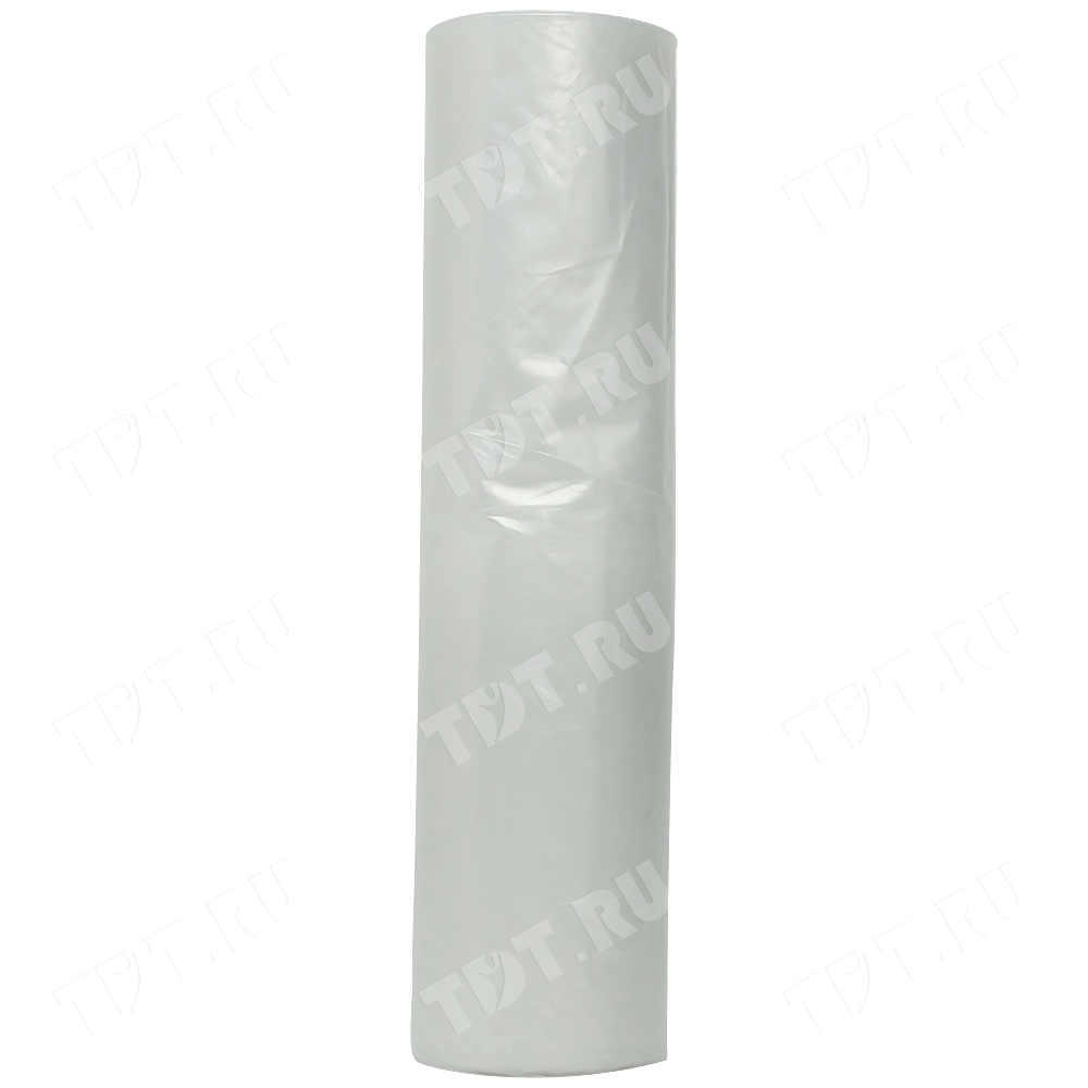 Полиэтиленовые пакеты ПСД 870 литров (прозрачные), 125*190 см, 50 мкм, 10 шт./рулон