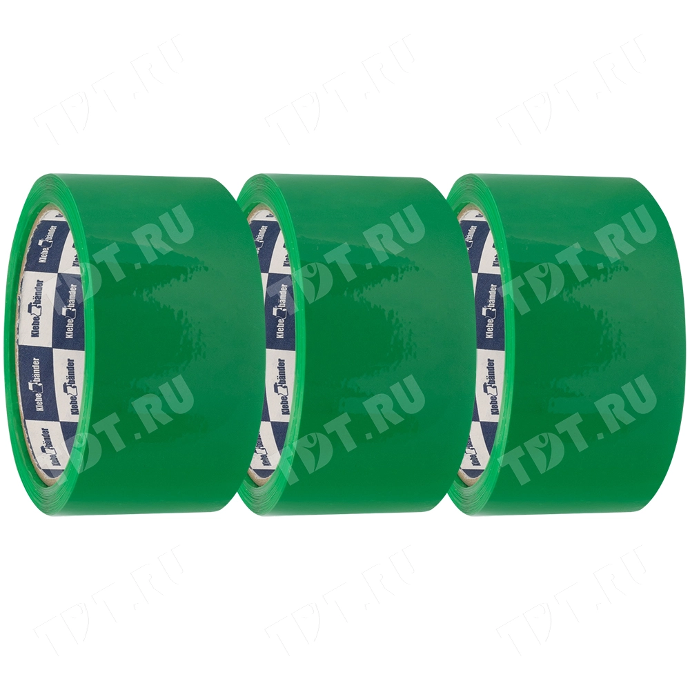 Клейкая лента зеленая Klebebander, 50мм*57м*40мкм