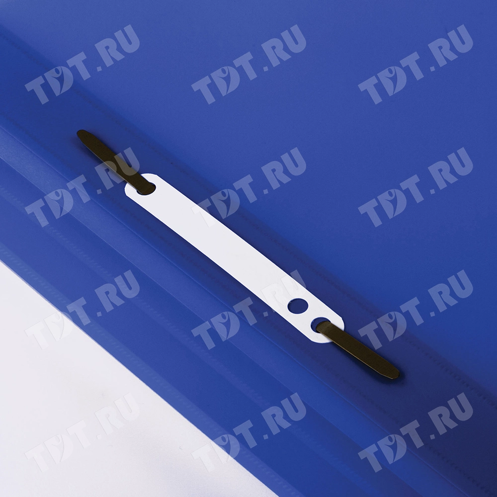 Пластиковый скоросшиватель BRAUBERG, А4, 130/180 мкм, синий