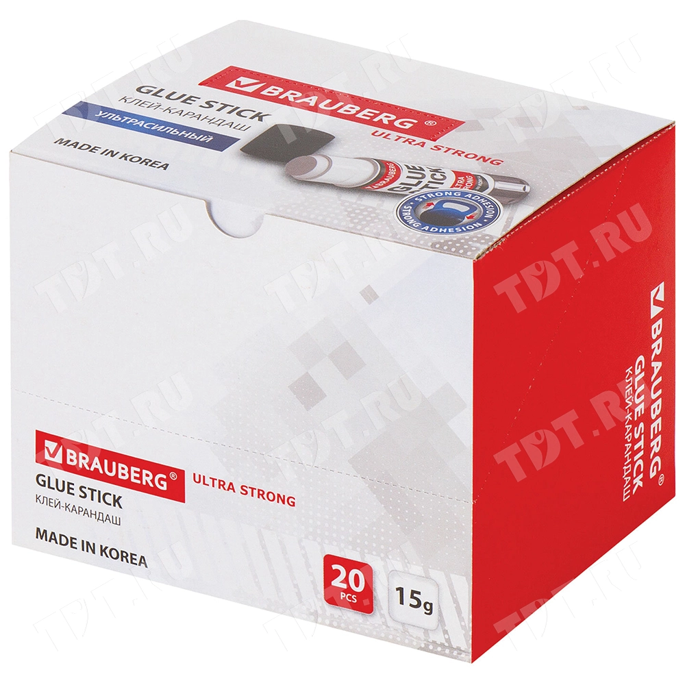 Клей-карандаш BRAUBERG Ultra strong, 15 г