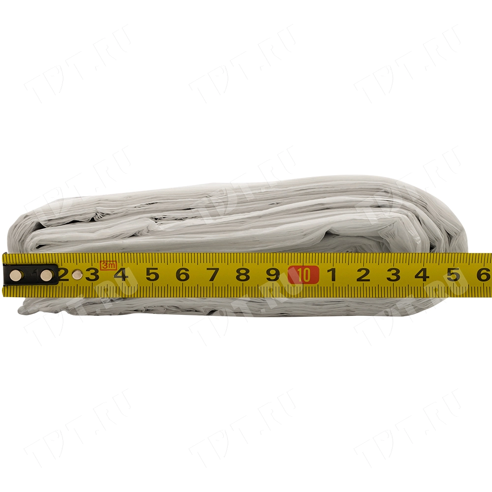 Пакет майка ПНД «Гжель» белый, 28+16*50см, 11 мкм, 100шт.