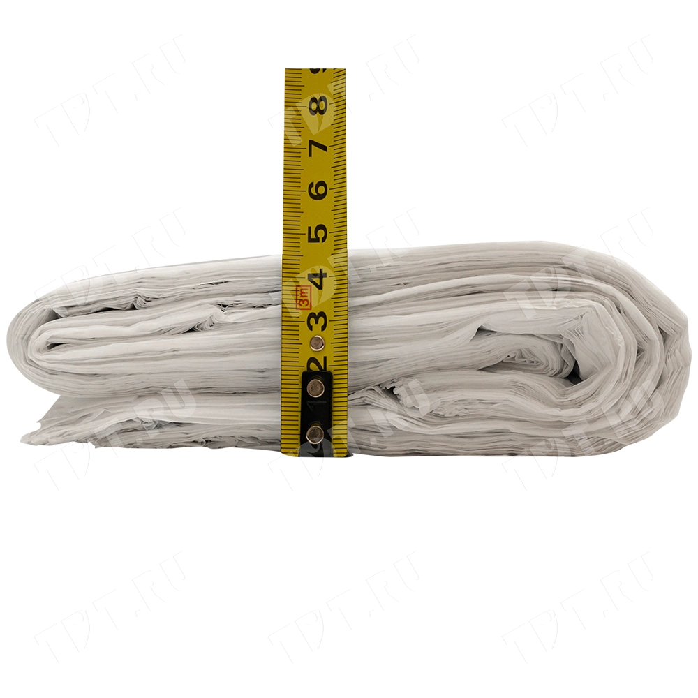 Пакет майка ПНД «Гжель» белый, 28+16*50см, 11 мкм, 100шт.