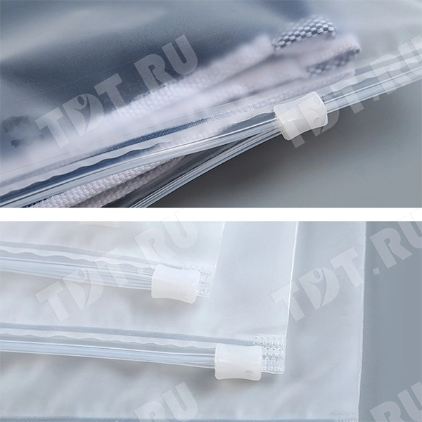 Пакет ПВД с замком слайдер 18*26 см, 60 мкм, матовый, 100 шт.