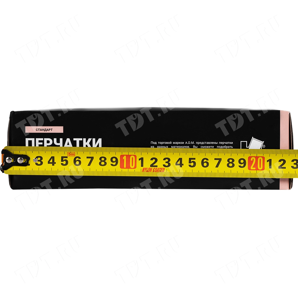 Перчатки виниловые A.D.M., белые, размер S, 100 шт./уп.