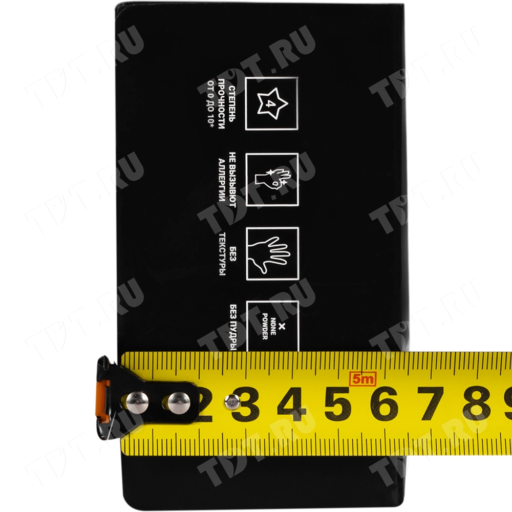 Перчатки виниловые A.D.M., белые, размер S, 100 шт./уп.