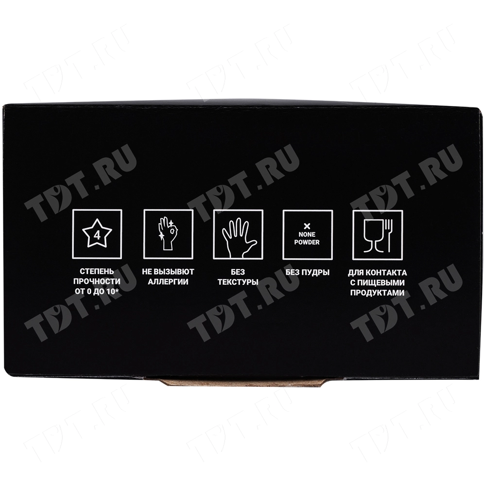 Перчатки виниловые A.D.M., белые, размер L, 100 шт./уп.