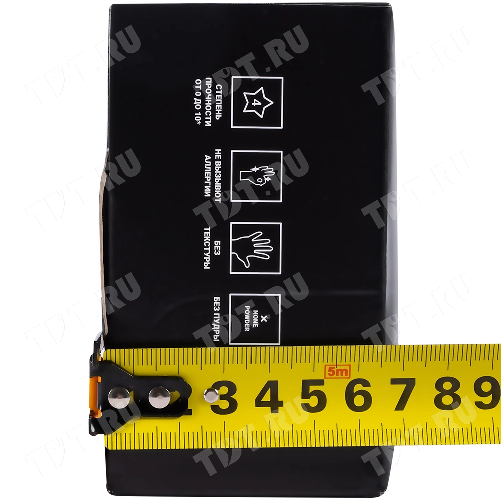 Перчатки виниловые A.D.M., белые, размер L, 100 шт./уп.