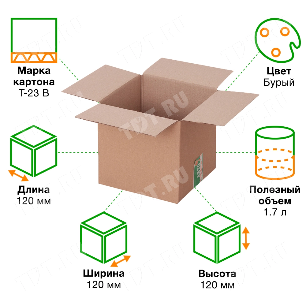 Короб К-440, 120*120*120 мм, Т-23 В