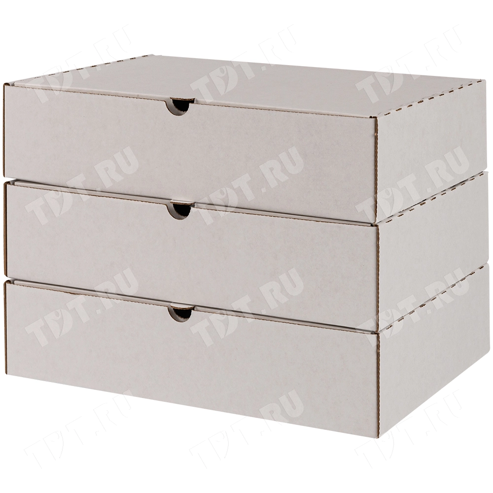 Коробка №203/1 (премиум), беленая, 300*210*70 мм
