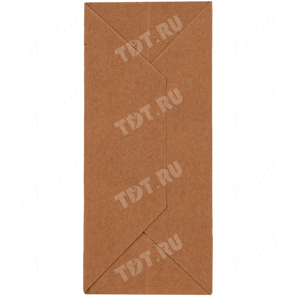 Крафт пакет с веревочной ручкой, 120 г/м², 19*8*24 см