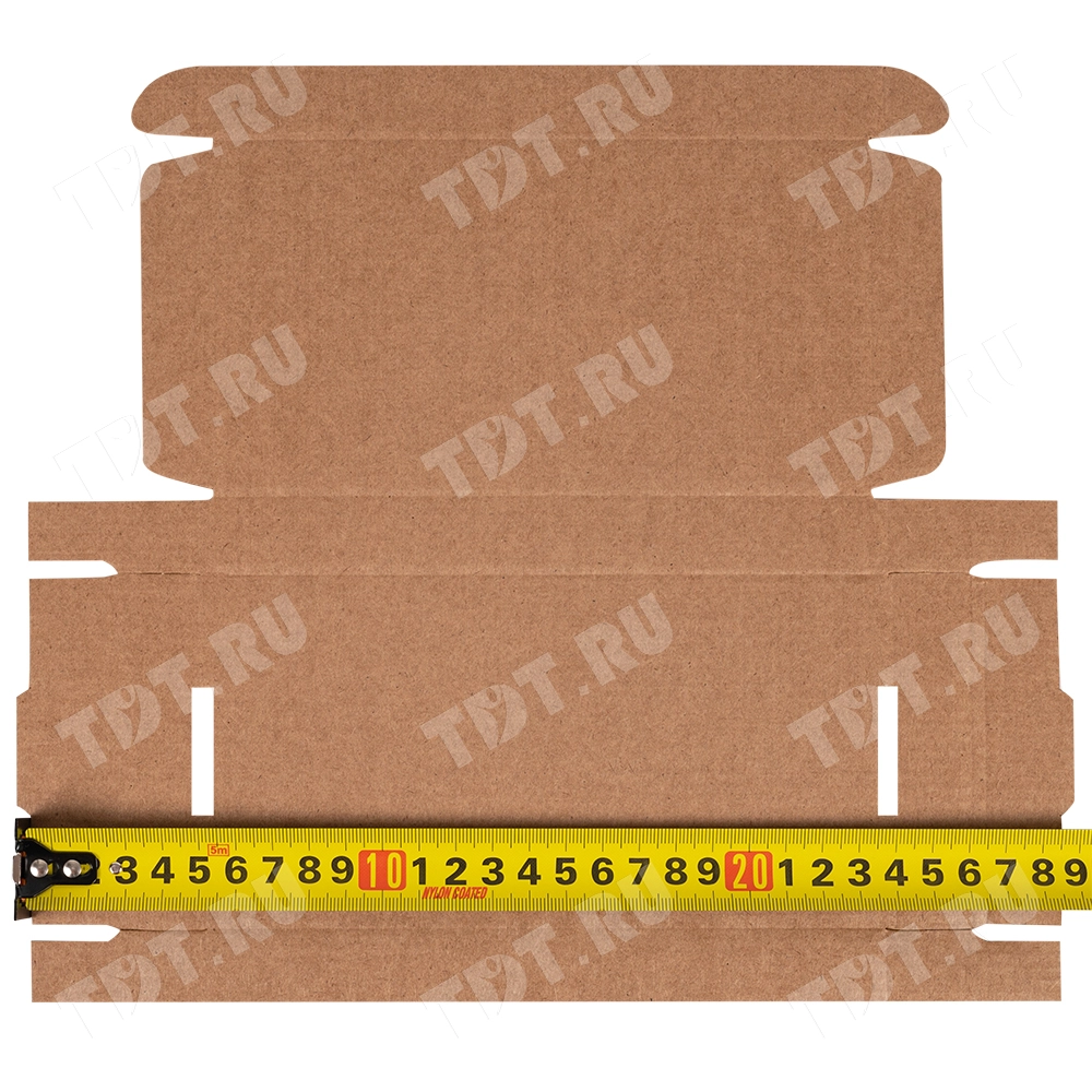 Коробка под чехол для телефона, бурая, 180*90*20 мм, Т-24 Е