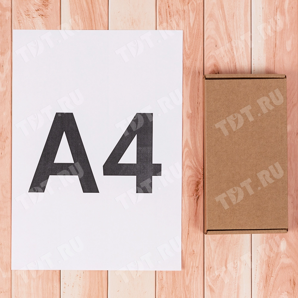 Коробка под чехол для телефона, бурая, 180*90*20 мм, Т-24 Е