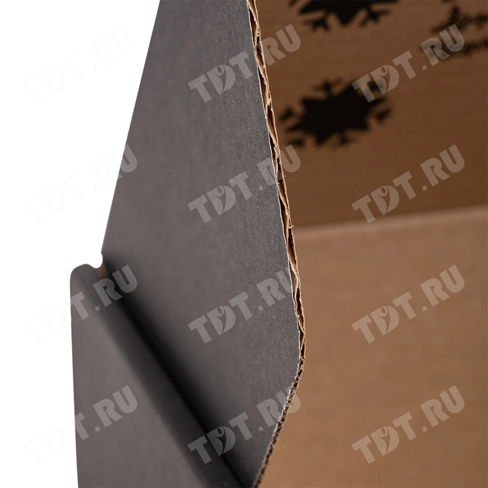 Подарочная коробка «С Новым годом!», чёрная, 210*150*90 мм