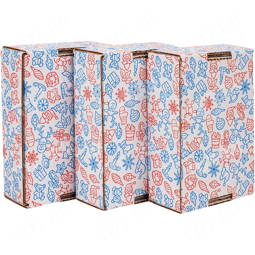 Подарочная коробка «Новогоднее чудо», белая, 180*140*60 мм