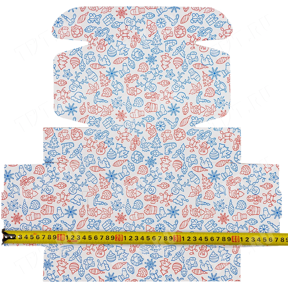 Подарочная коробка «Новогоднее чудо», белая, 180*140*60 мм